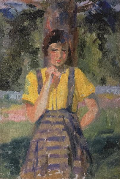 Девочка в желтой блузе. 1934